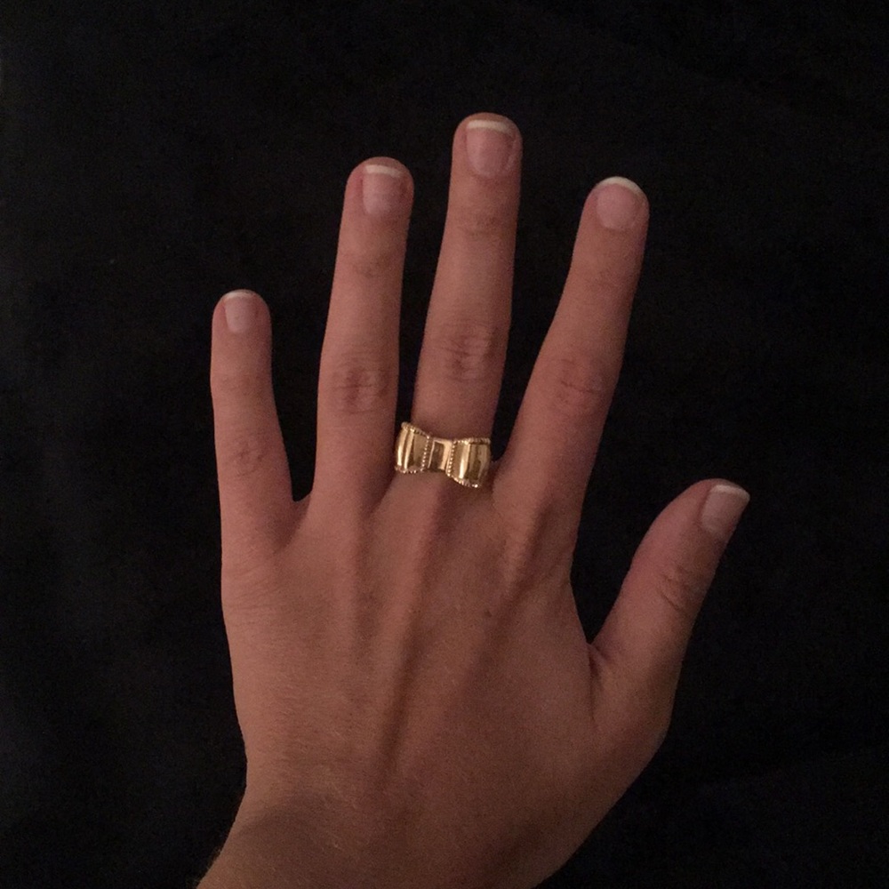 Kate Spade 8 Gold Bow Ring